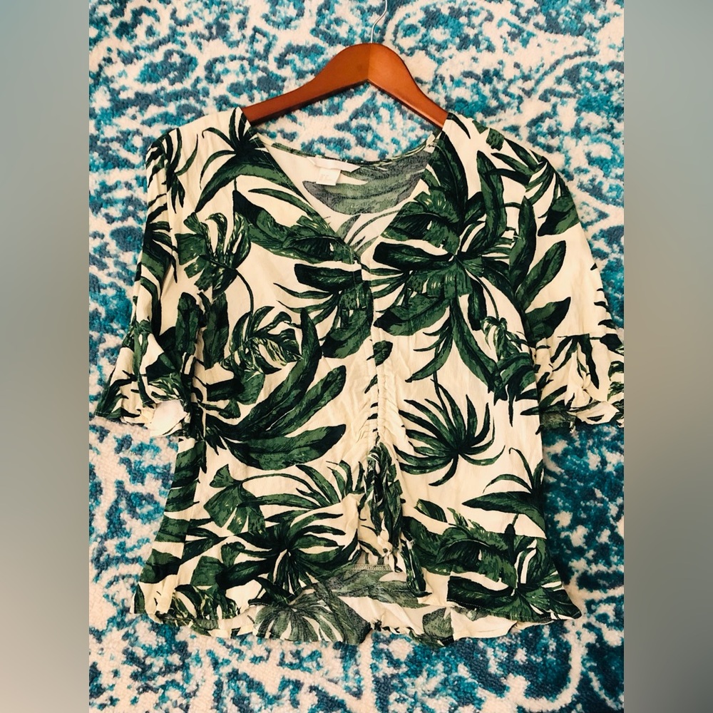 Women’s H&M Plant Blouse